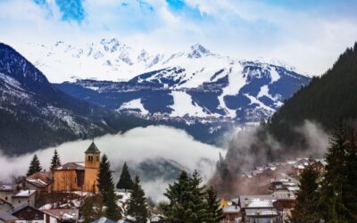 La piste du Mont de la Guerre à La Plagne Champagny-en-Vanoise